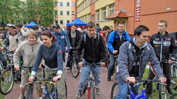 Bicycle Rally of the students of polytechnic school (photo: M. Jadryszak)